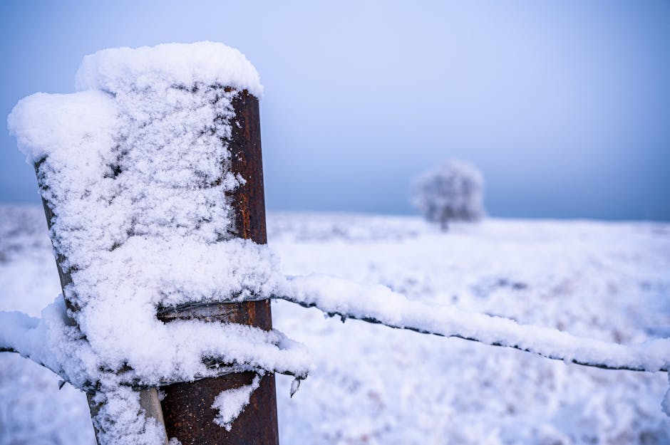White Solar Fence Post Lights