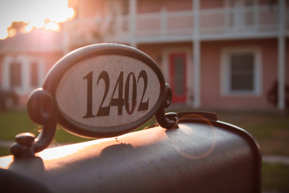 Solar Address Numbers For House